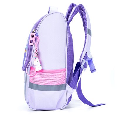Eazy Kids School Bag Unicorn Wt Trolley - Prince Purple